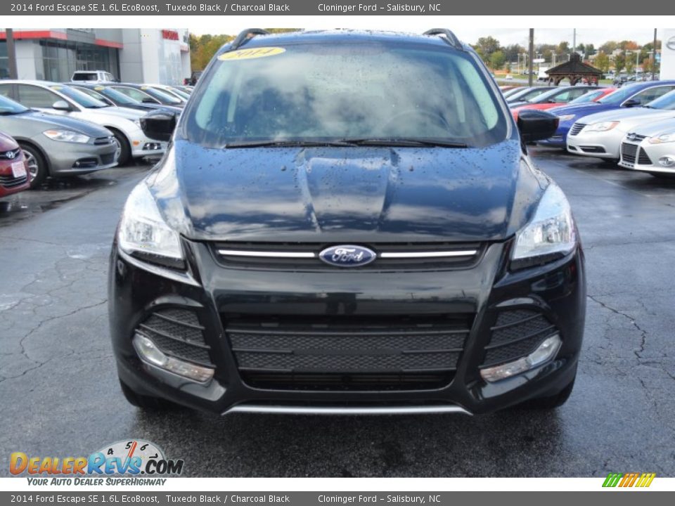 2014 Ford Escape SE 1.6L EcoBoost Tuxedo Black / Charcoal Black Photo #33