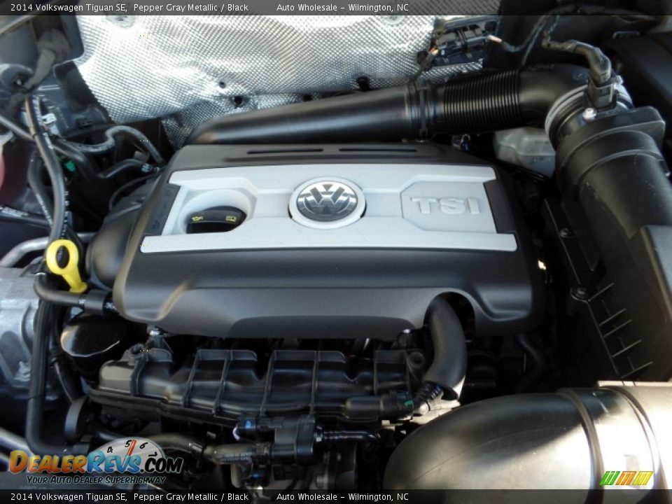 2014 Volkswagen Tiguan SE Pepper Gray Metallic / Black Photo #6
