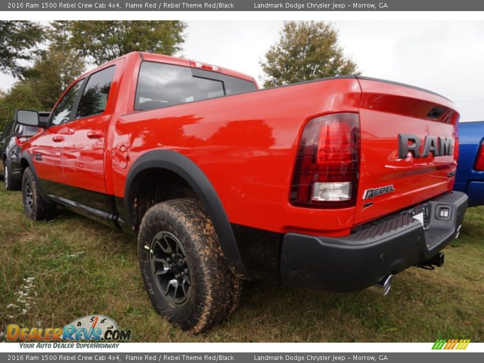 Flame Red 2016 Ram 1500 Rebel Crew Cab 4x4 Photo #2