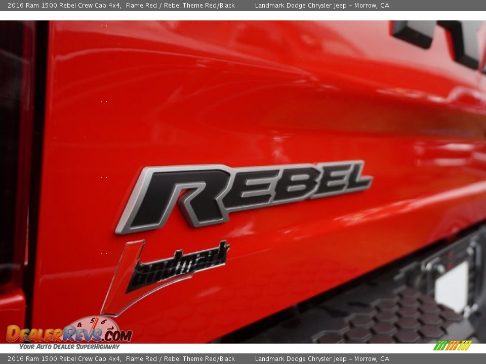 2016 Ram 1500 Rebel Crew Cab 4x4 Flame Red / Rebel Theme Red/Black Photo #3
