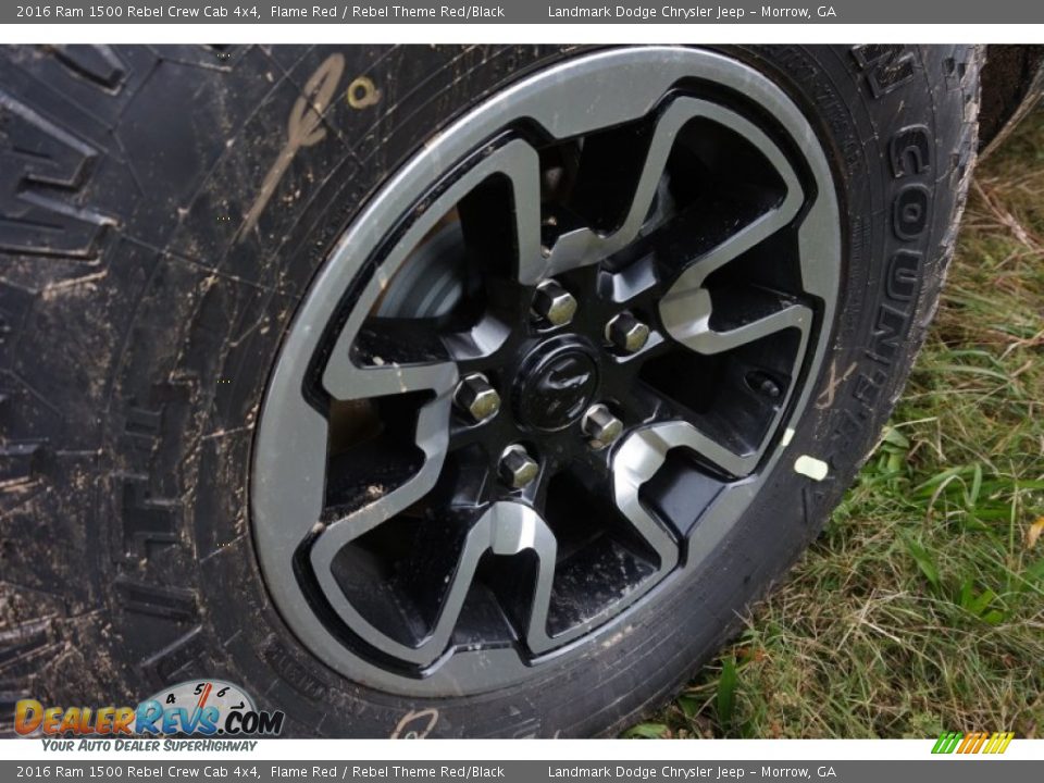 2016 Ram 1500 Rebel Crew Cab 4x4 Flame Red / Rebel Theme Red/Black Photo #6