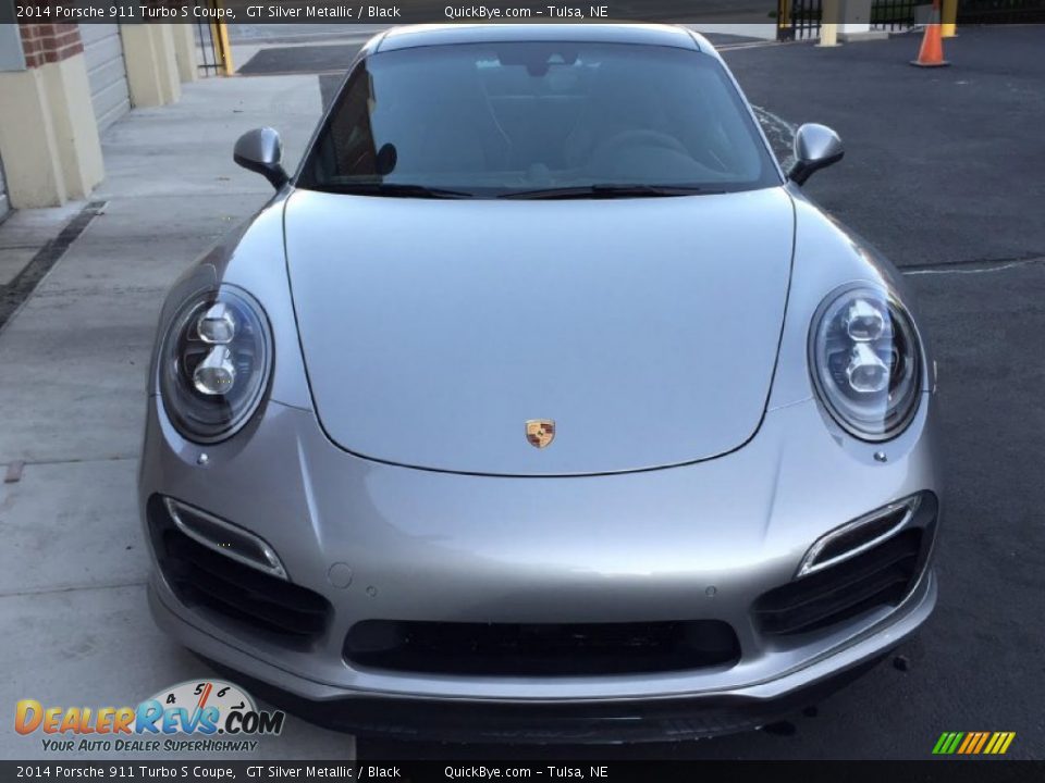 GT Silver Metallic 2014 Porsche 911 Turbo S Coupe Photo #6