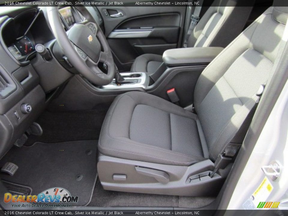 Jet Black Interior - 2016 Chevrolet Colorado LT Crew Cab Photo #7
