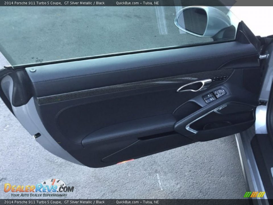 2014 Porsche 911 Turbo S Coupe GT Silver Metallic / Black Photo #8