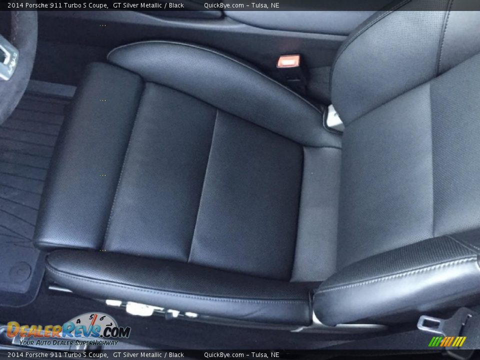 2014 Porsche 911 Turbo S Coupe GT Silver Metallic / Black Photo #10