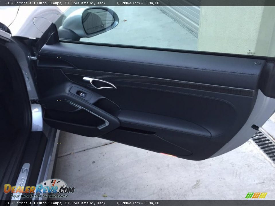 2014 Porsche 911 Turbo S Coupe GT Silver Metallic / Black Photo #13