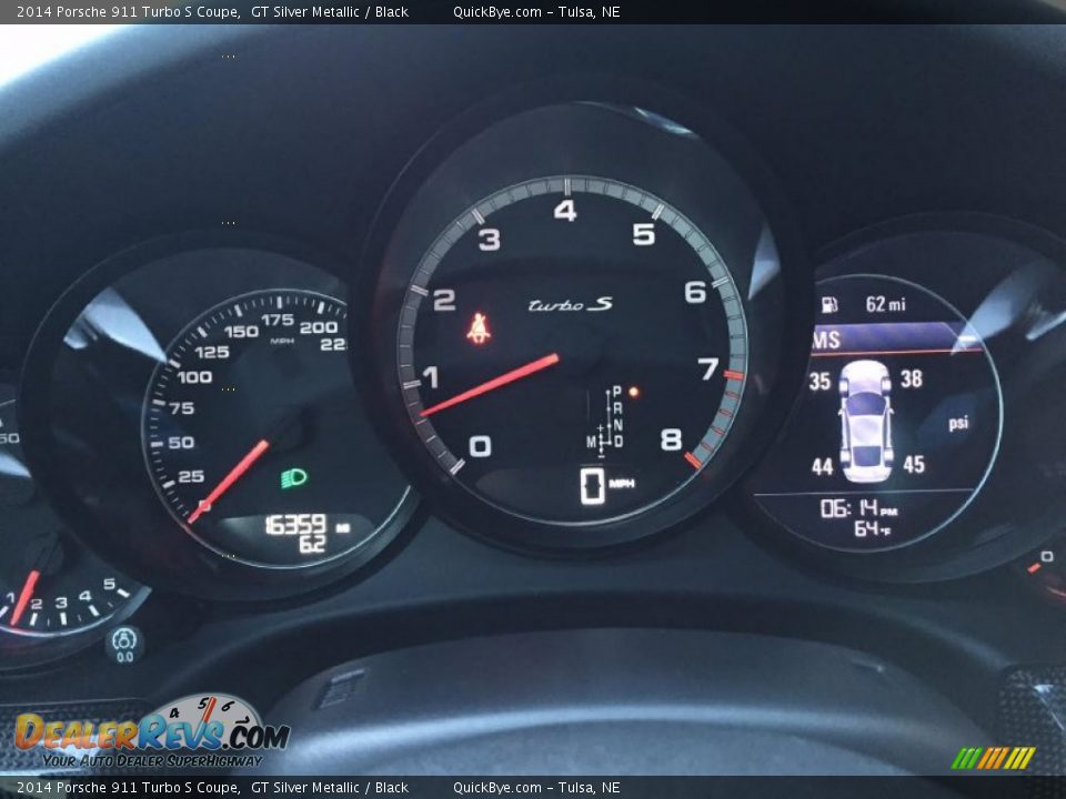 2014 Porsche 911 Turbo S Coupe Gauges Photo #14