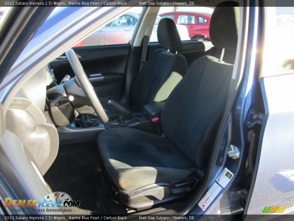 2011 Subaru Impreza 2.5i Wagon Marine Blue Pearl / Carbon Black Photo #15