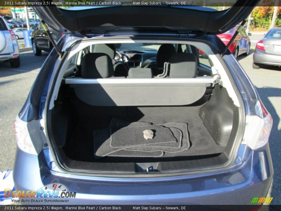 2011 Subaru Impreza 2.5i Wagon Marine Blue Pearl / Carbon Black Photo #19