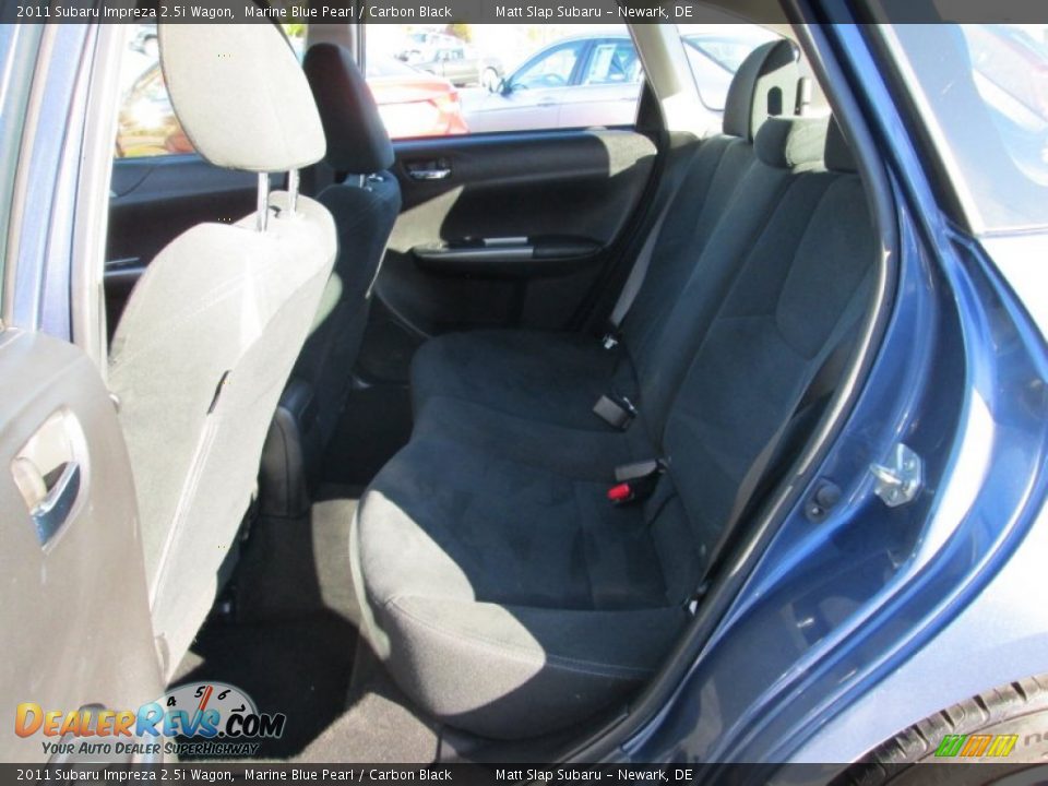 2011 Subaru Impreza 2.5i Wagon Marine Blue Pearl / Carbon Black Photo #20