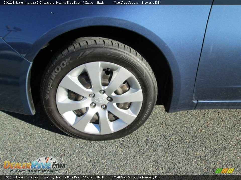 2011 Subaru Impreza 2.5i Wagon Marine Blue Pearl / Carbon Black Photo #21