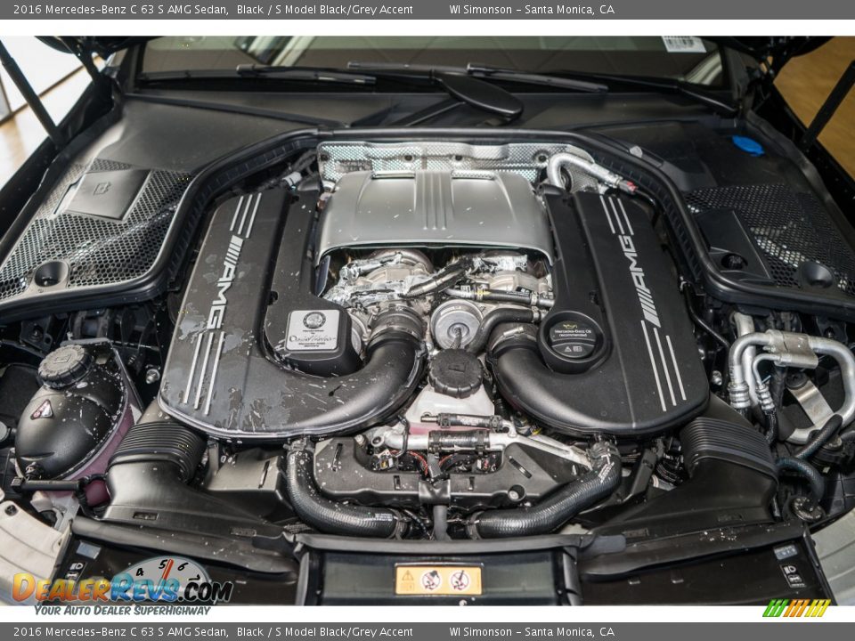 2016 Mercedes-Benz C 63 S AMG Sedan 4.0 Liter AMG DI biturbo DOHC 32-Valve VVT V8 Engine Photo #9