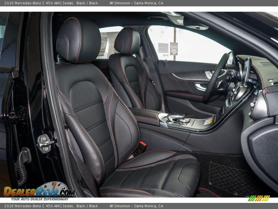 2016 Mercedes-Benz C 450 AMG Sedan Black / Black Photo #2