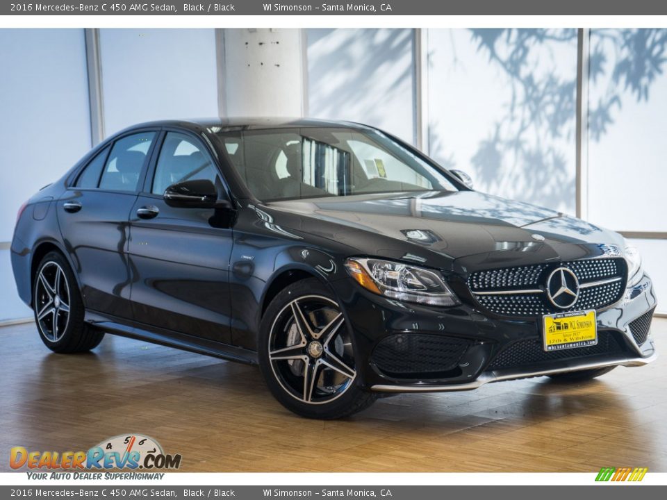 2016 Mercedes-Benz C 450 AMG Sedan Black / Black Photo #12