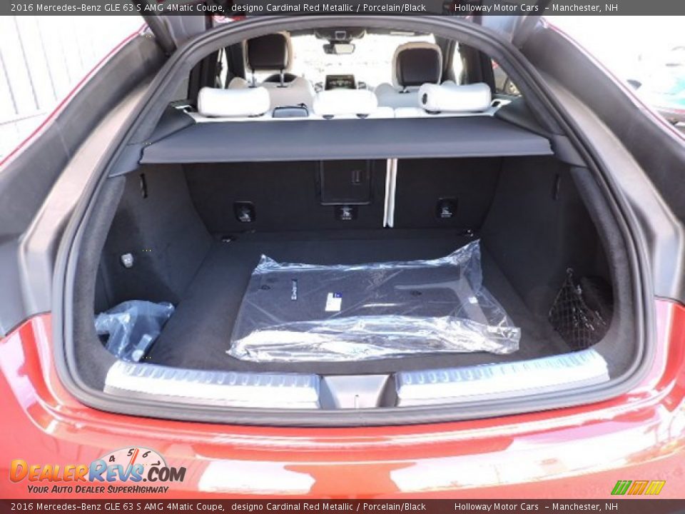 2016 Mercedes-Benz GLE 63 S AMG 4Matic Coupe designo Cardinal Red Metallic / Porcelain/Black Photo #6