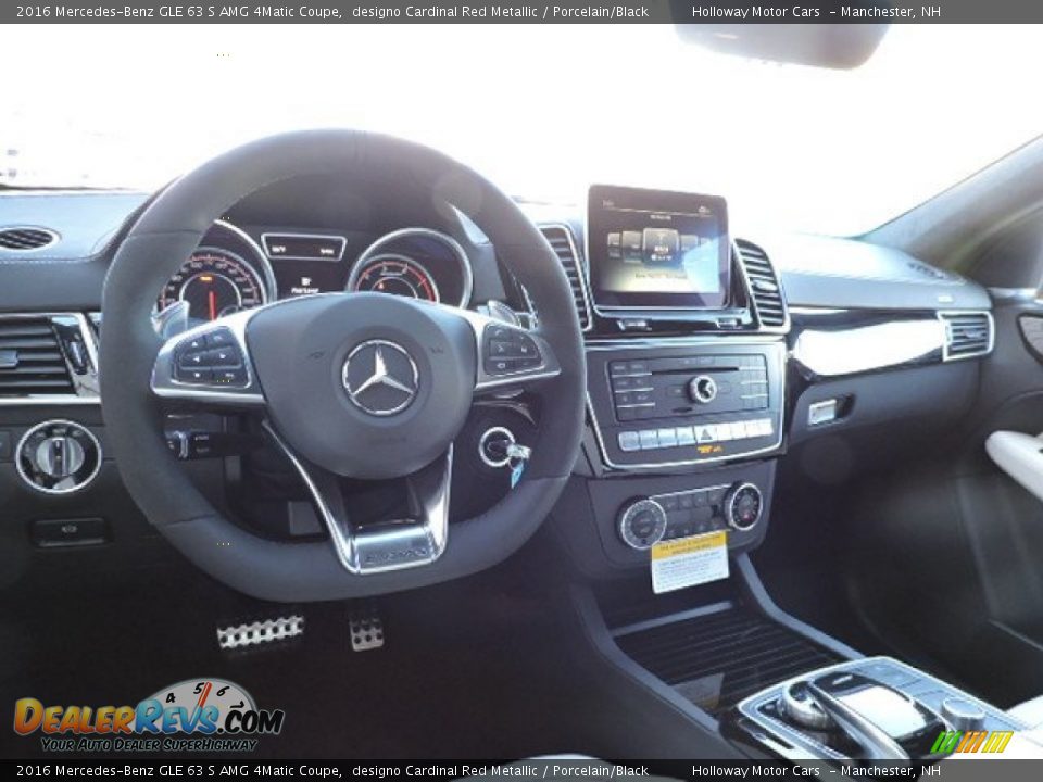 2016 Mercedes-Benz GLE 63 S AMG 4Matic Coupe designo Cardinal Red Metallic / Porcelain/Black Photo #8