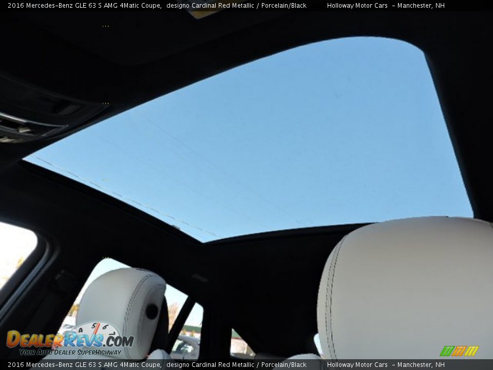 2016 Mercedes-Benz GLE 63 S AMG 4Matic Coupe designo Cardinal Red Metallic / Porcelain/Black Photo #13