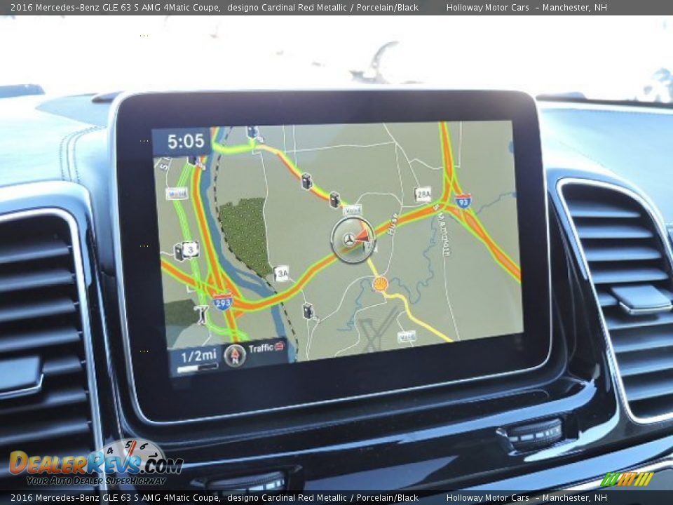 Navigation of 2016 Mercedes-Benz GLE 63 S AMG 4Matic Coupe Photo #14