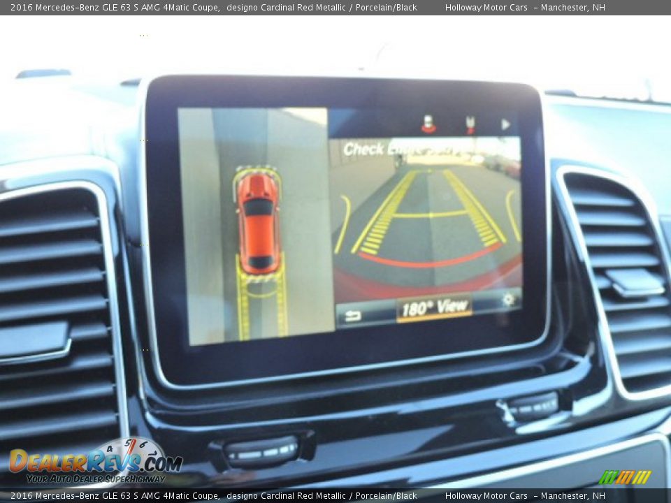 2016 Mercedes-Benz GLE 63 S AMG 4Matic Coupe designo Cardinal Red Metallic / Porcelain/Black Photo #15