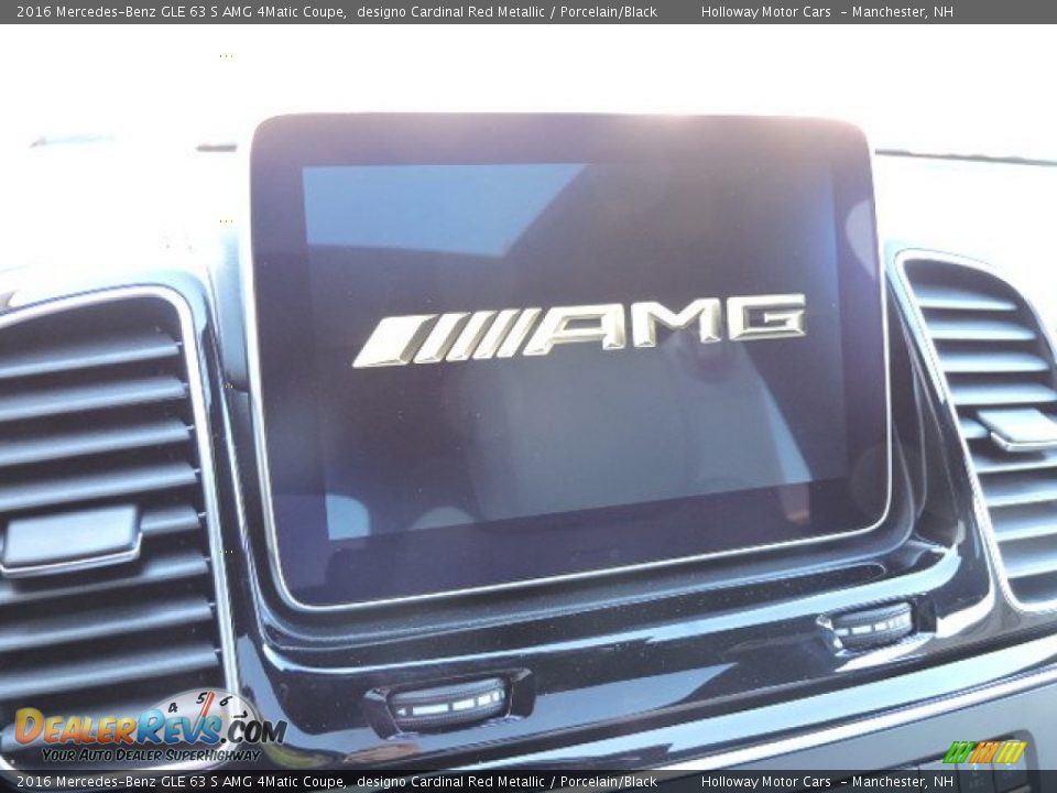 2016 Mercedes-Benz GLE 63 S AMG 4Matic Coupe designo Cardinal Red Metallic / Porcelain/Black Photo #16