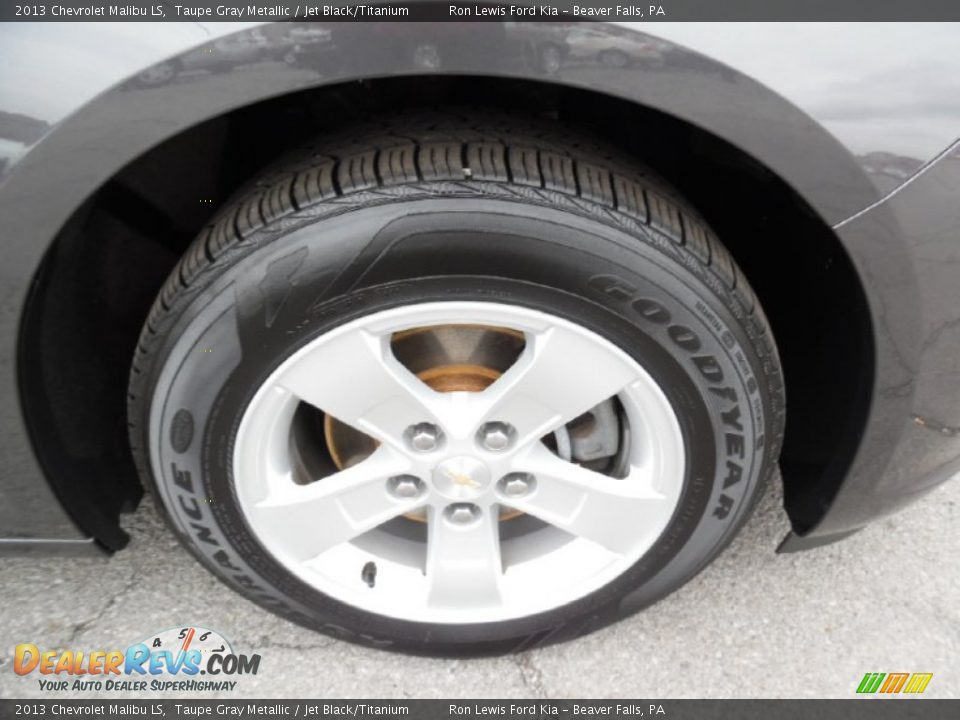 2013 Chevrolet Malibu LS Taupe Gray Metallic / Jet Black/Titanium Photo #10