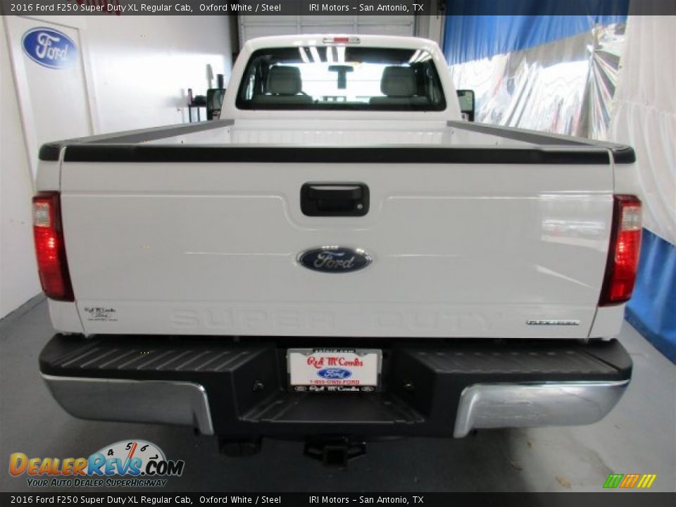 2016 Ford F250 Super Duty XL Regular Cab Oxford White / Steel Photo #6