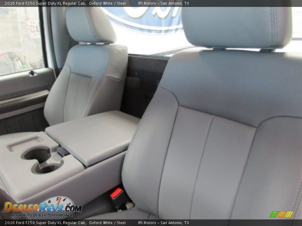 2016 Ford F250 Super Duty XL Regular Cab Oxford White / Steel Photo #8