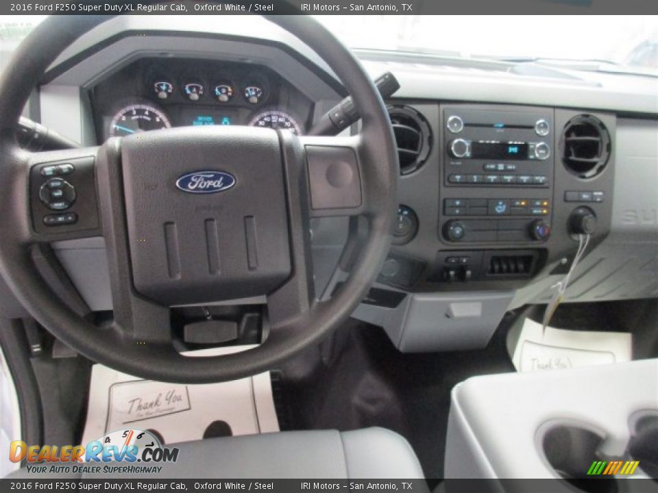 2016 Ford F250 Super Duty XL Regular Cab Oxford White / Steel Photo #9