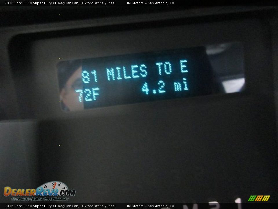 2016 Ford F250 Super Duty XL Regular Cab Oxford White / Steel Photo #12