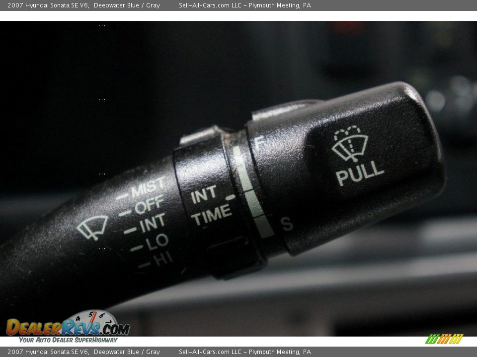 2007 Hyundai Sonata SE V6 Deepwater Blue / Gray Photo #28