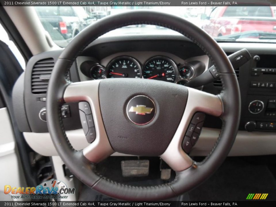 2011 Chevrolet Silverado 1500 LT Extended Cab 4x4 Taupe Gray Metallic / Light Titanium/Ebony Photo #17