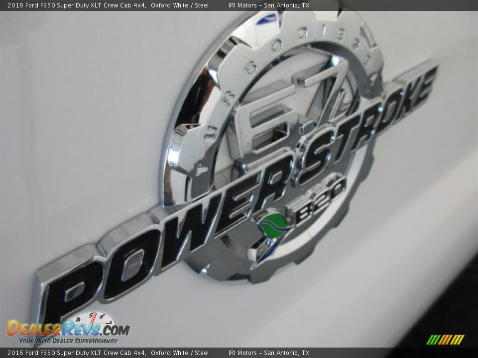 2016 Ford F350 Super Duty XLT Crew Cab 4x4 Oxford White / Steel Photo #5