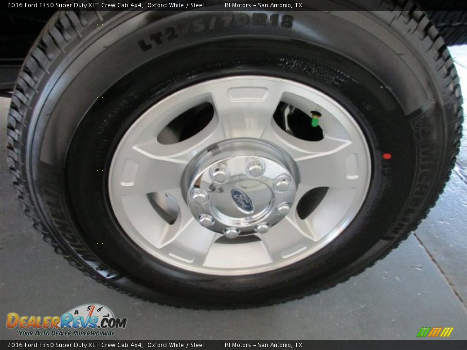 2016 Ford F350 Super Duty XLT Crew Cab 4x4 Oxford White / Steel Photo #6