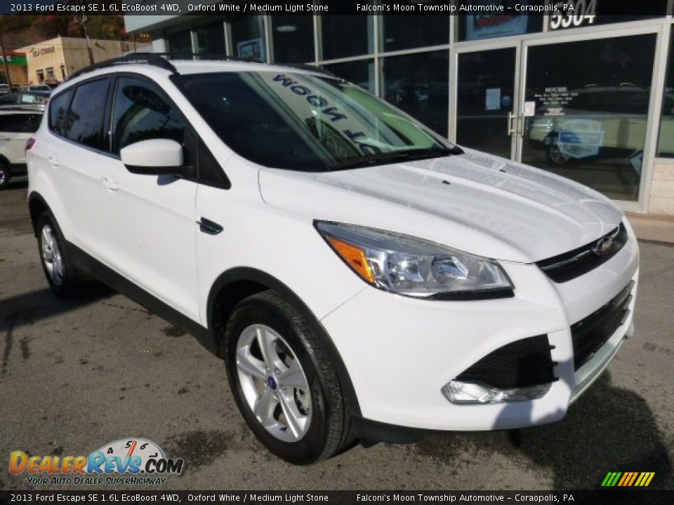 2013 Ford Escape SE 1.6L EcoBoost 4WD Oxford White / Medium Light Stone Photo #2