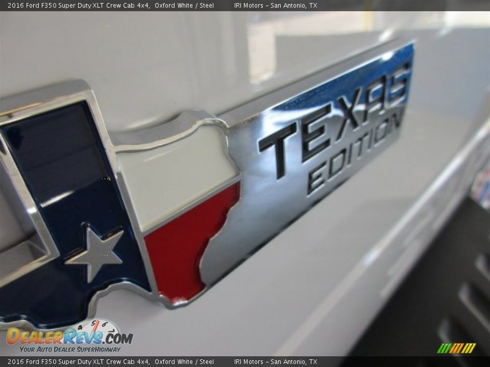 2016 Ford F350 Super Duty XLT Crew Cab 4x4 Oxford White / Steel Photo #8