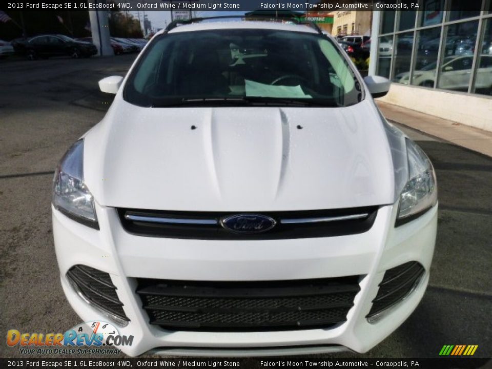2013 Ford Escape SE 1.6L EcoBoost 4WD Oxford White / Medium Light Stone Photo #3