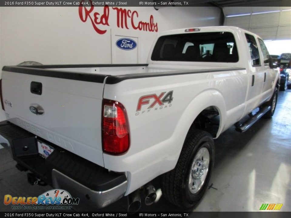 2016 Ford F350 Super Duty XLT Crew Cab 4x4 Oxford White / Steel Photo #10