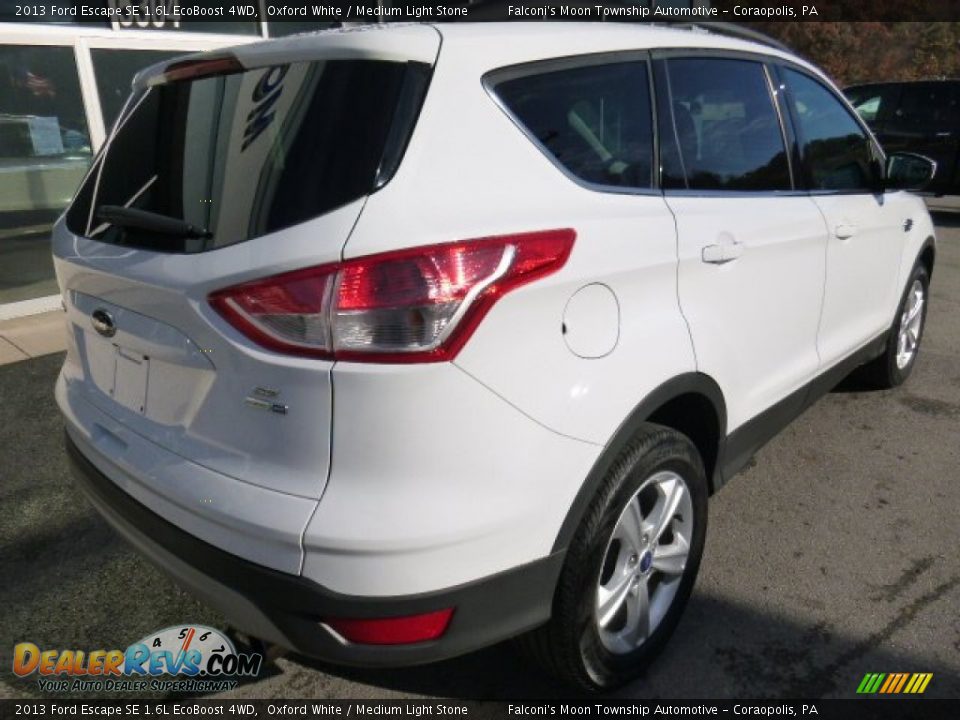 2013 Ford Escape SE 1.6L EcoBoost 4WD Oxford White / Medium Light Stone Photo #5