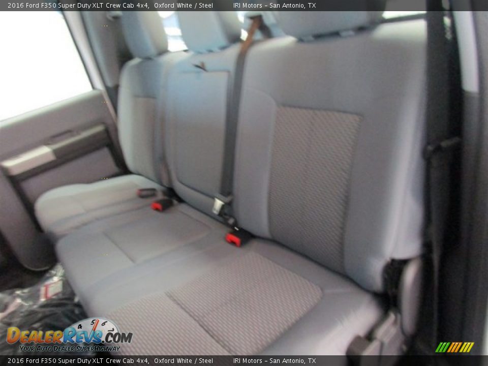 2016 Ford F350 Super Duty XLT Crew Cab 4x4 Oxford White / Steel Photo #12