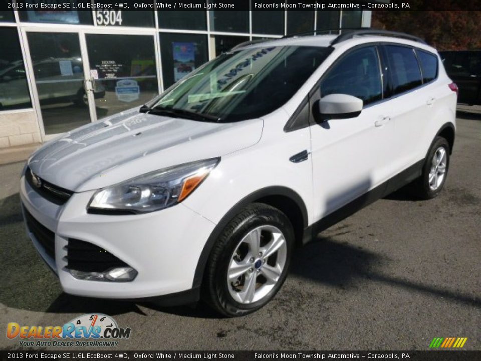 2013 Ford Escape SE 1.6L EcoBoost 4WD Oxford White / Medium Light Stone Photo #8