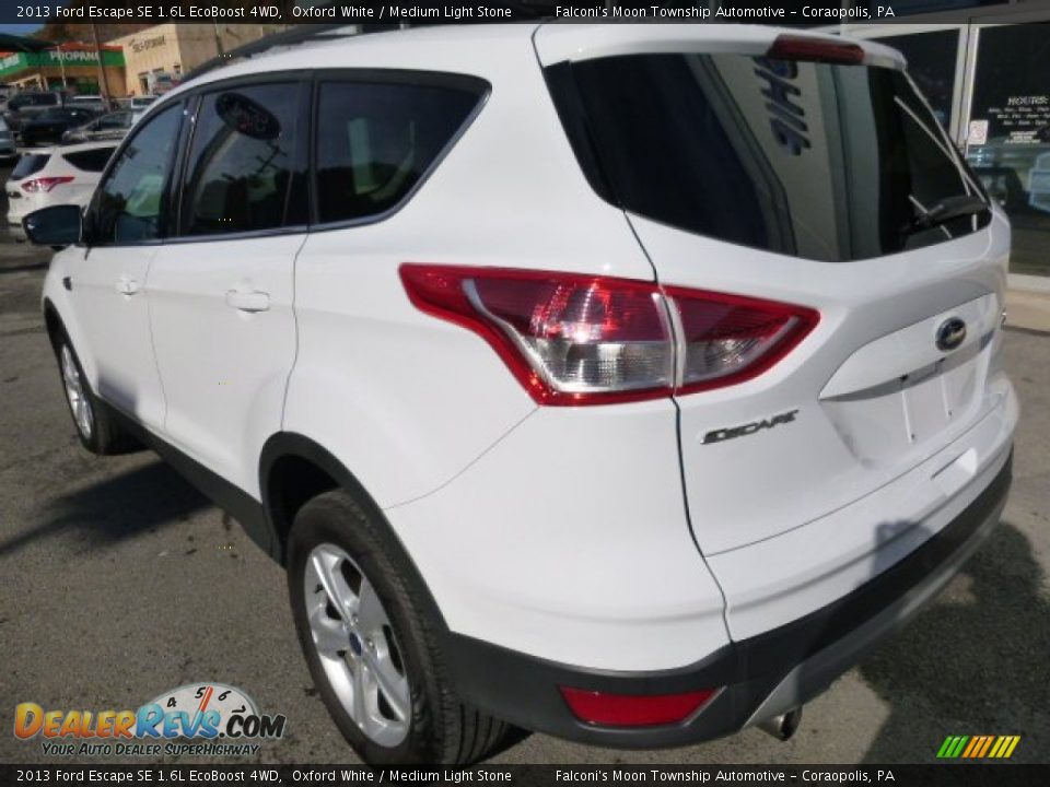 2013 Ford Escape SE 1.6L EcoBoost 4WD Oxford White / Medium Light Stone Photo #9
