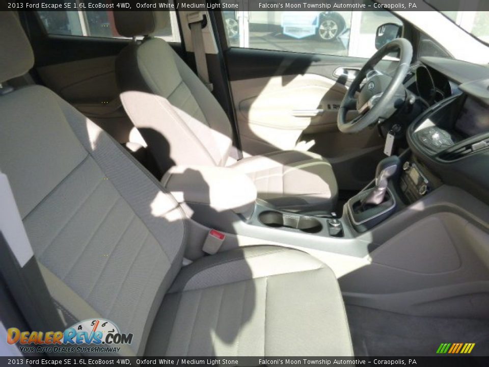 2013 Ford Escape SE 1.6L EcoBoost 4WD Oxford White / Medium Light Stone Photo #10