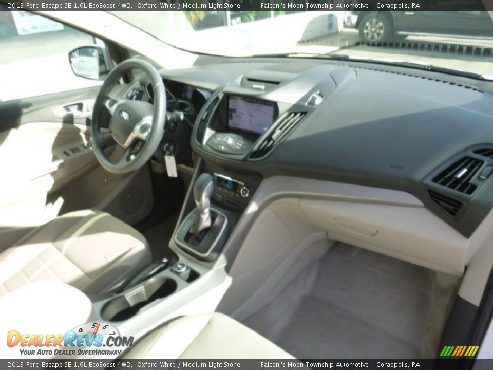 2013 Ford Escape SE 1.6L EcoBoost 4WD Oxford White / Medium Light Stone Photo #11