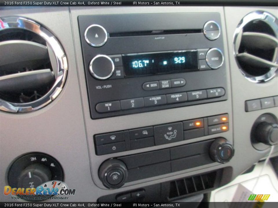 2016 Ford F350 Super Duty XLT Crew Cab 4x4 Oxford White / Steel Photo #18