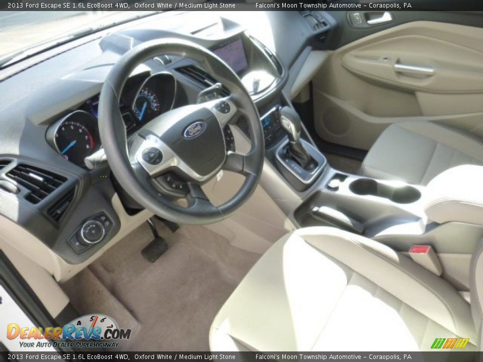 2013 Ford Escape SE 1.6L EcoBoost 4WD Oxford White / Medium Light Stone Photo #20