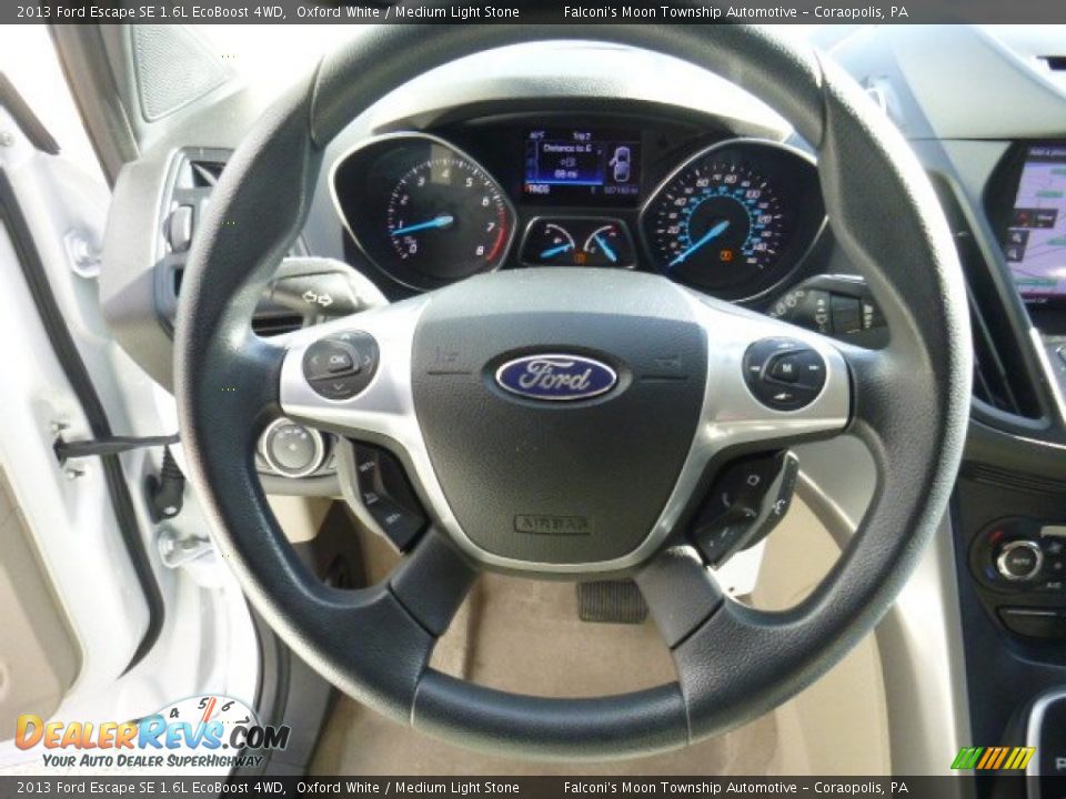 2013 Ford Escape SE 1.6L EcoBoost 4WD Oxford White / Medium Light Stone Photo #21