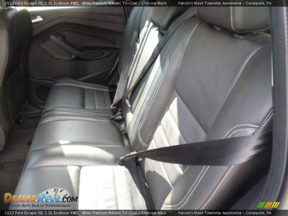 2013 Ford Escape SEL 2.0L EcoBoost 4WD White Platinum Metallic Tri-Coat / Charcoal Black Photo #16