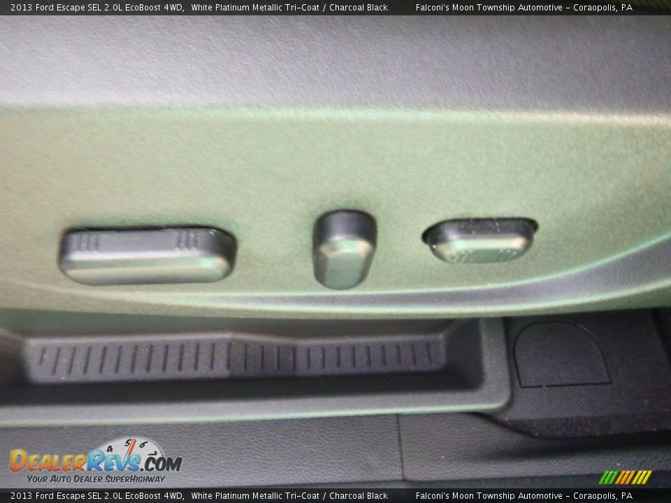 2013 Ford Escape SEL 2.0L EcoBoost 4WD White Platinum Metallic Tri-Coat / Charcoal Black Photo #20