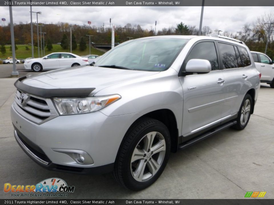 2011 Toyota Highlander Limited 4WD Classic Silver Metallic / Ash Photo #13