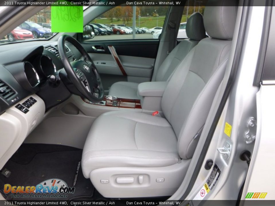 2011 Toyota Highlander Limited 4WD Classic Silver Metallic / Ash Photo #14